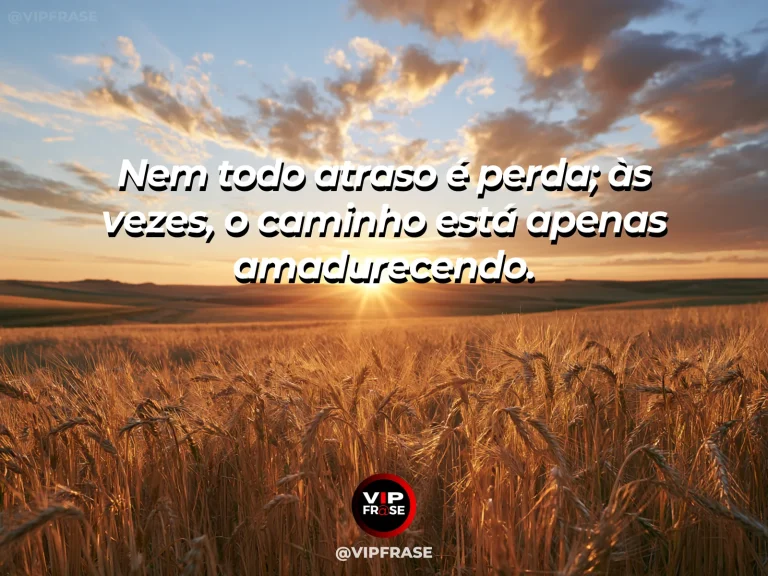 Frase de esperança com pomar ensolarado com frutos em diferentes fases de amadurecimento.