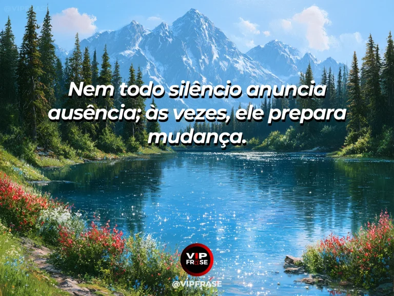Frase de esperança com lago absolutamente calmo pouco antes do nascer do sol.
