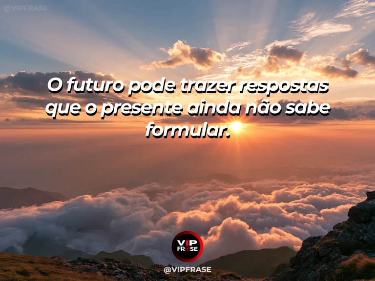 Frase de esperança com horizonte amplo entre montanhas com nuvens se abrindo.
