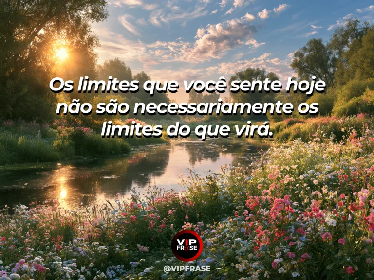 Frase de esperança com montanha em sombra diante de um vale amplo totalmente iluminado.