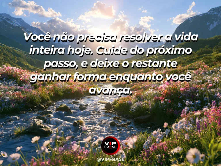 Pedras atravessando um rio rumo a um campo iluminado, simbolizando esperança e progresso gradual.