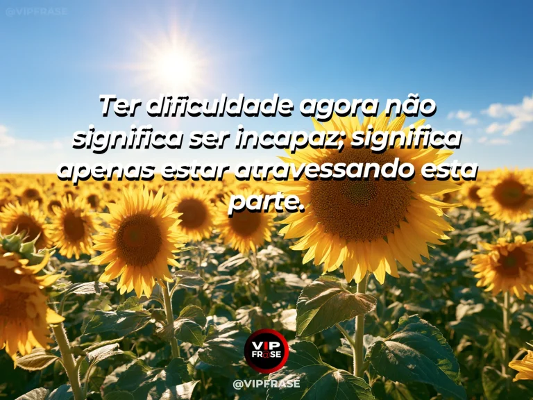 Frase de esperança com caminho subindo uma encosta até uma área plana e iluminada.