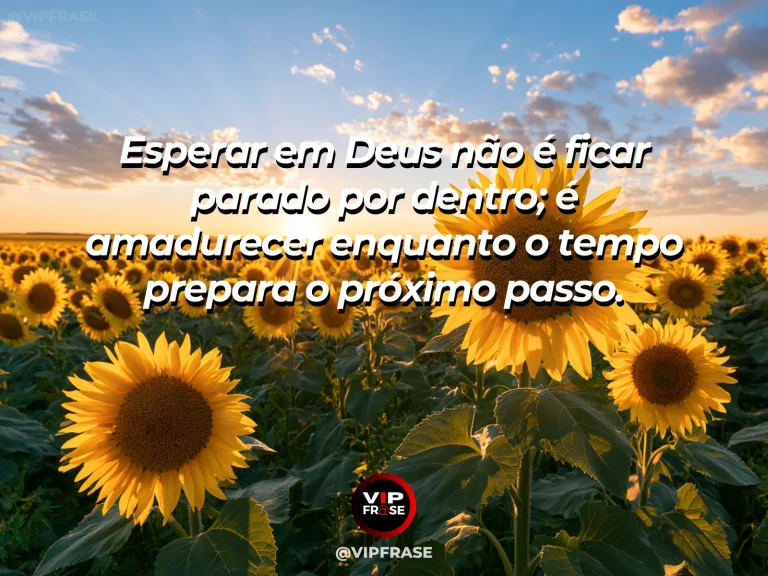 Frase sobre Deus com pomar jovem sob luz de primavera, brotos novos e caminho de terra seguindo ao horizonte.