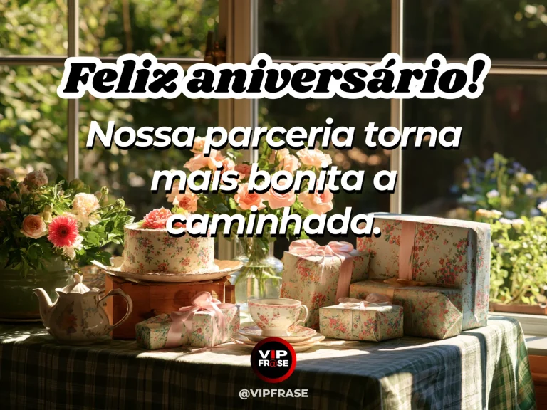Mensagem de aniversário para esposa sobre amor e cumplicidade, com cenário romântico iluminado.