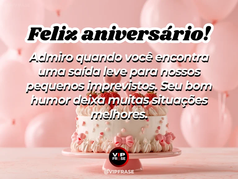 Mensagem de aniversário para esposa sobre alegria compartilhada, com cenário romântico iluminado.