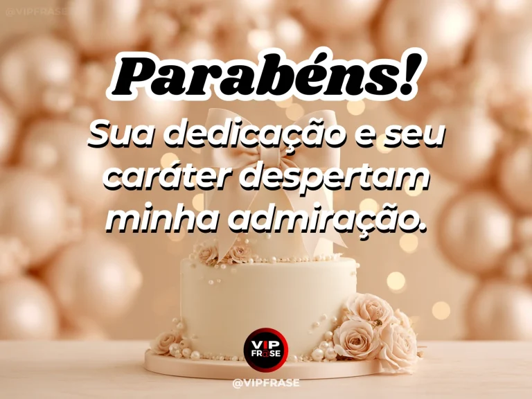 Mensagem de aniversário para esposa sobre carinho e admiração, com cenário romântico iluminado.