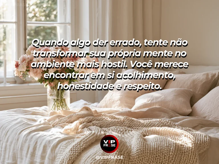 Mensagem de autoestima sobre becoming a safe inner place, em cena luminosa e acolhedora