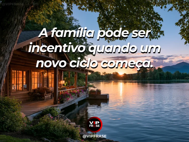 Mensagem sobre família e companhia nos novos começos, com estrada de campo na direção de uma casa luminosa.