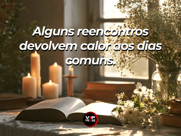 Arte com frase sobre família e o valor de voltar, em cena de portão aberto diante de caminho de jardim florido.