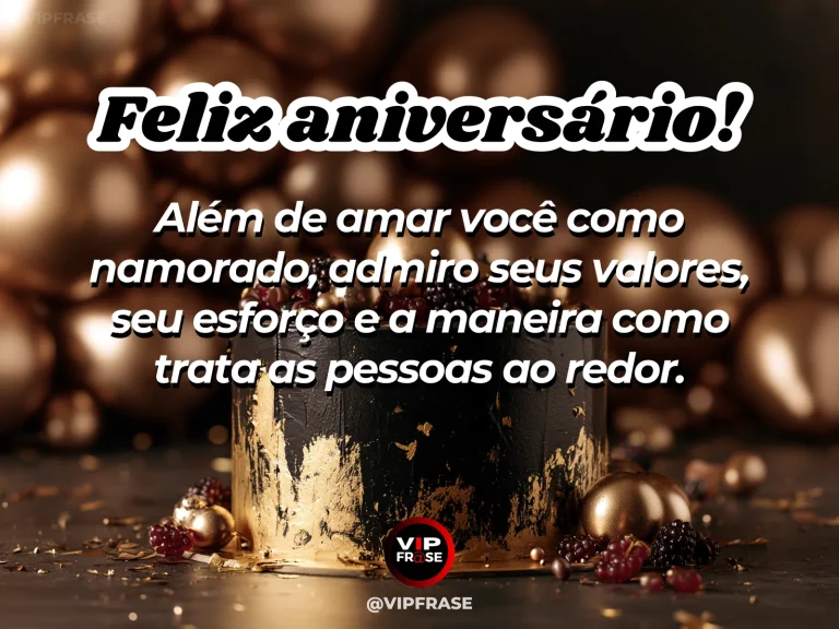 Mensagem de aniversário para namorado sobre amor, com jardim botânico de orquídeas.