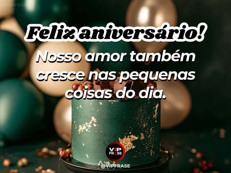 Mensagem de aniversário para namorado sobre amor, com jardim de jasmins floridos.