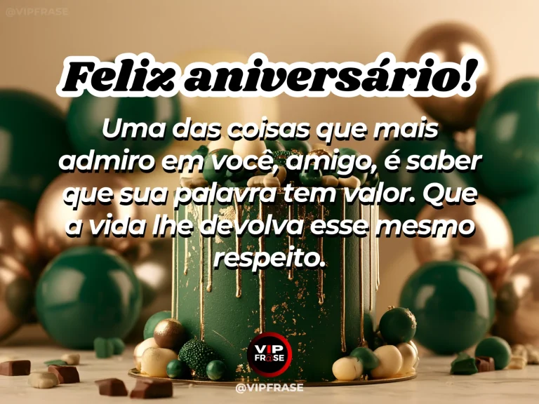 Arte de aniversário para amigo sobre confianca, com cenário comemorativo acolhedor e elementos visuais relacionados à amizade.