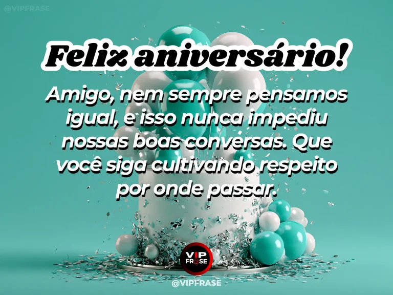 Arte de aniversário para amigo sobre amizade, com cenário comemorativo acolhedor e elementos visuais relacionados à amizade.