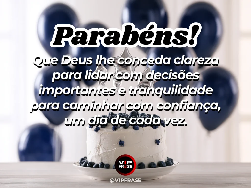 Mensagem de aniversário para WhatsApp sobre bênçãos de Deus, com soft sunrise over flowering pathway.
