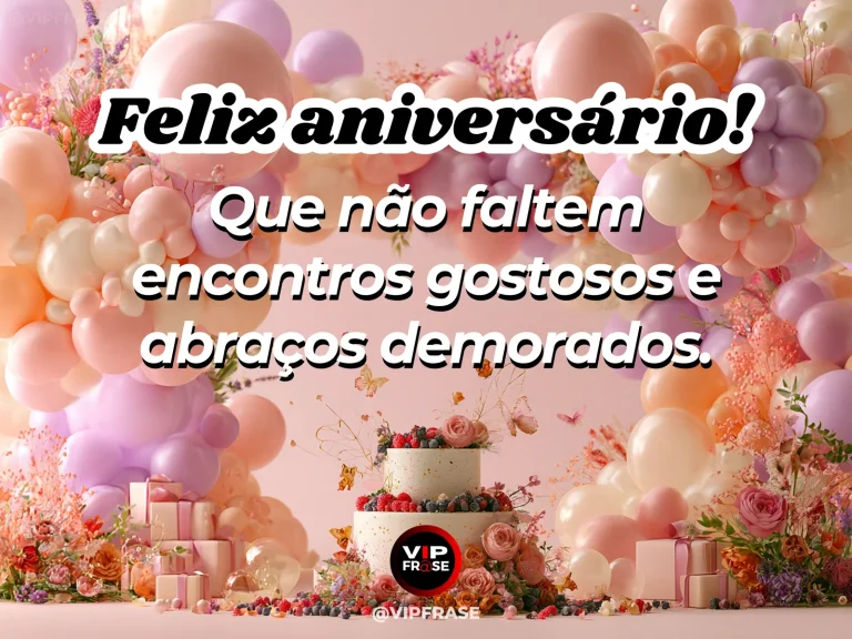 Mensagem de aniversário para madrinha sobre felicidade, com lush colorful garden with two empty chairs.
