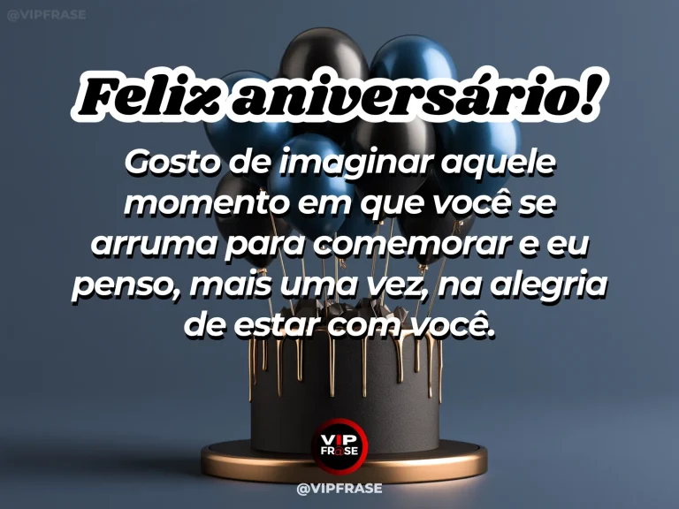 Mensagem de aniversário para namorado sobre amor, com traje masculino elegante com caixa de presente e flores.