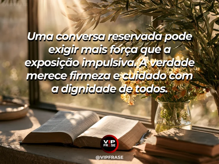 Frase de força sobre firmeza para dizer a verdade em particular, com claustro antigo de pedra com jardim reservado entre arcos.