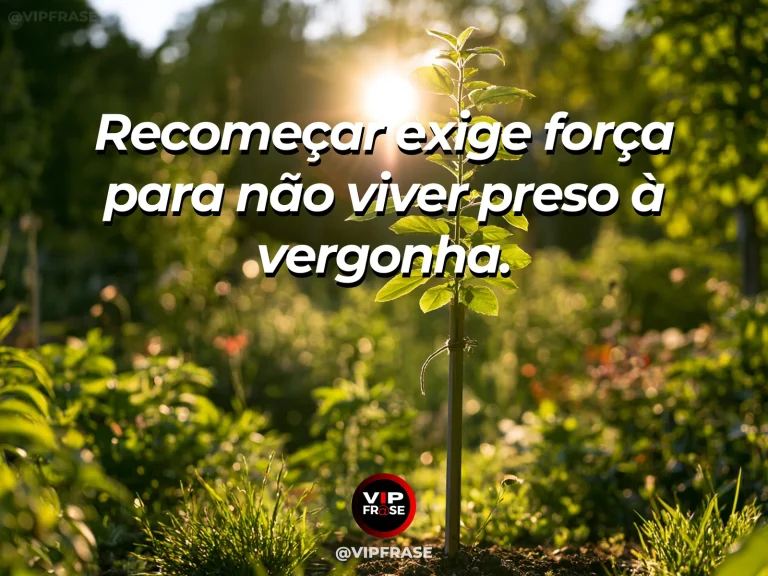 Mensagem de força sobre força para deixar a vergonha, com carvalho antigo com flores novas sobre a rocha.