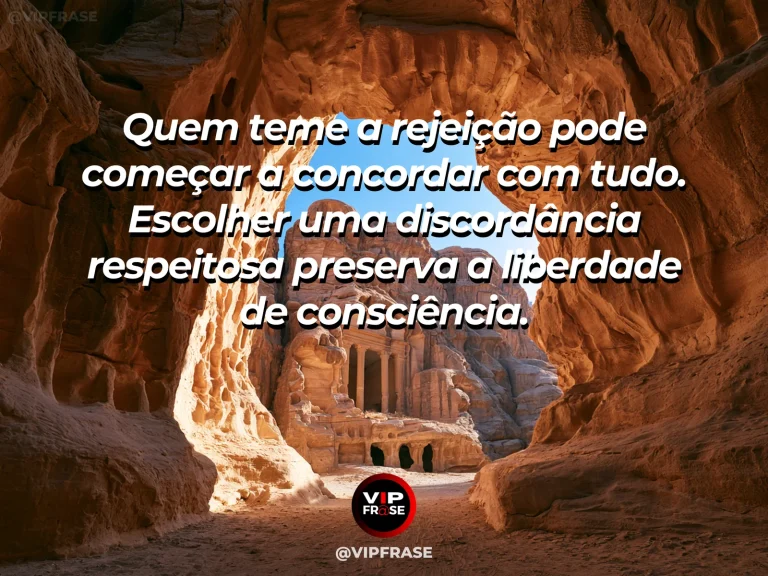 Arte com frase sobre coragem e a coragem de discordar com respeito, ilustrada por tree flourishing beside parallel paths on sunlit red rock plateau.