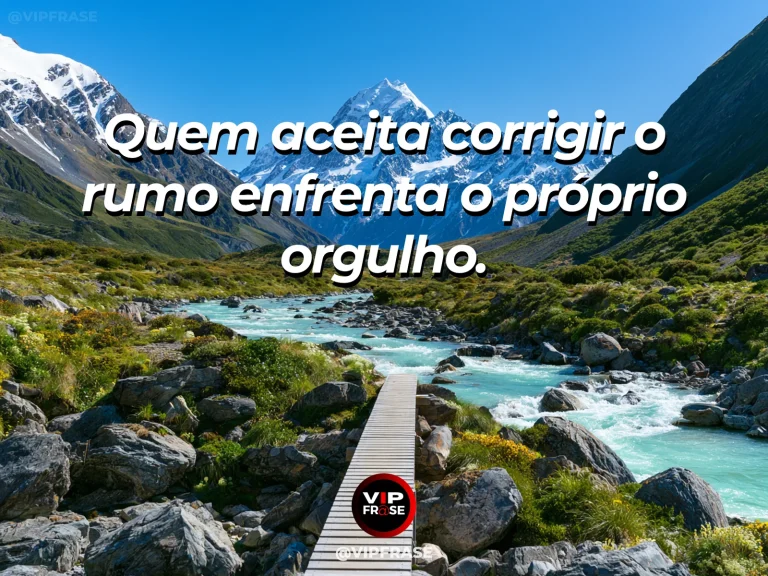 Arte com frase sobre coragem e a coragem de mudar, ilustrada por highway curving away from a sheer precipice toward a sunlit green valley.