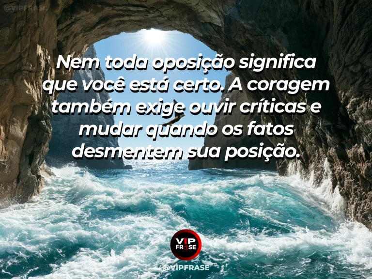 Arte com frase sobre coragem e a coragem de ouvir criticas, ilustrada por deer facing each other quietly amid an autumn mountain clearing.