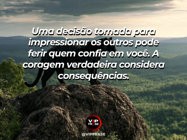 Arte com frase sobre coragem e a coragem que considera consequencias, ilustrada por bear with cub looking across fast river from a safe grassy riverbank.