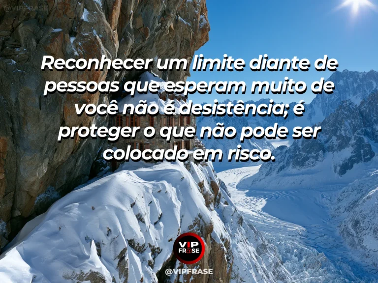 Arte com frase sobre coragem e limites que protegem, ilustrada por stone refuge with sturdy boundary walls surrounded by dramatic mountain terrain.