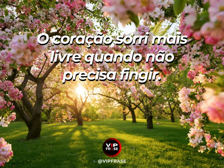 Arte com frase sobre felicidade e a alegria de ser voce, com natural flowering tree by tranquil sunlit lagoon.