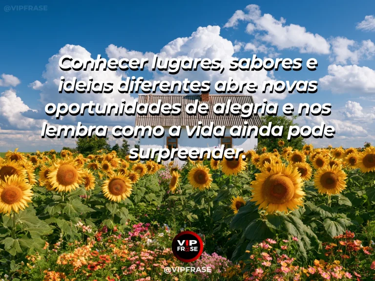 Arte com frase sobre felicidade e a felicidade de continuar descobrindo, com beautiful outdoor market garden with citrus and vivid flowers.