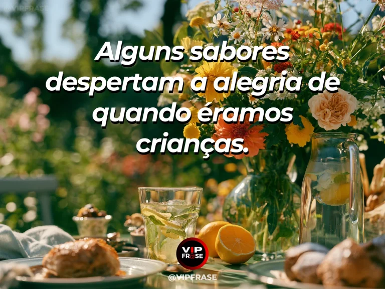 Frase sobre felicidade em cenário de homemade fruit cake on picnic table com wildflowers.