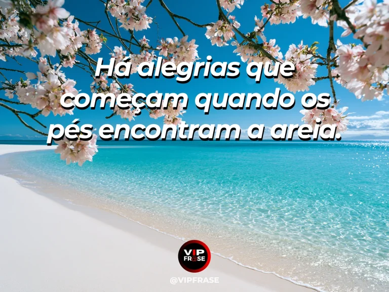 Frase sobre felicidade em cenário de turquoise tropical beach com white sand and vivid hibiscus.