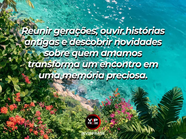 Frase sobre felicidade em cenário de family picnic table under blooming orchard in golden light.