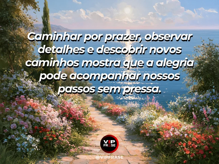 Frase sobre felicidade com lavender hillside walking path with vibrant wildflowers.