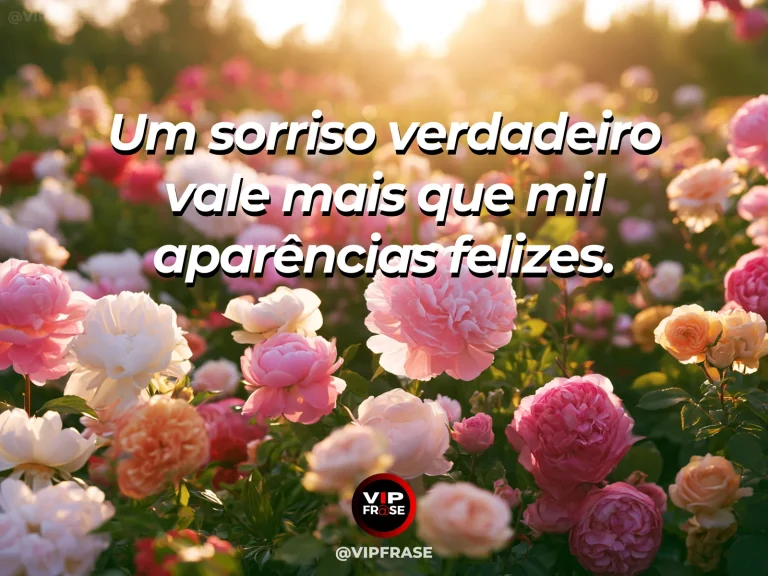 Arte com frase sobre felicidade e o valor de um sorriso sincero, com simple fresh daisy bouquet by sunny window.