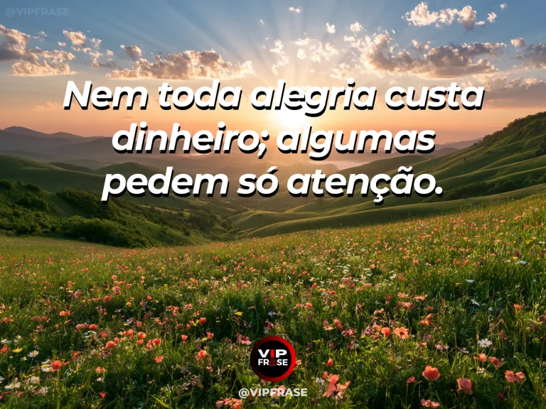Frase sobre felicidade em cenário de free public flower meadow by turquoise lake.