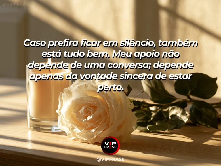 Frase de luto para enviar condolências, com diário de lembranças e flores secas.