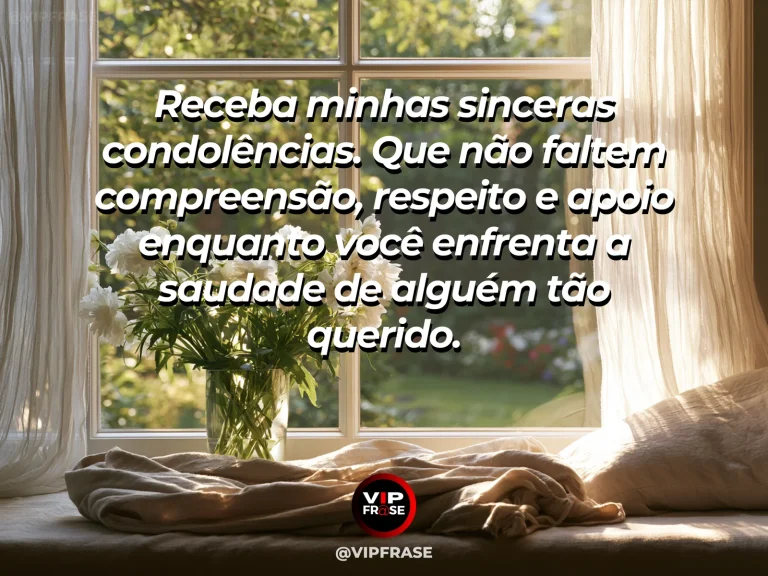 Frase de luto para confortar alguém, com orquídeas brancas diante de janela.