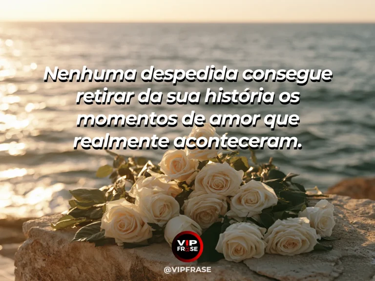 Frase de luto sobre memória e perda, com caixa de recordações.