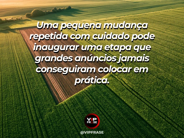 Arte com frase de recomeço sobre pequenos gestos que inauguram mudanças, em cenário de ambiente acolhedor com luz natural.
