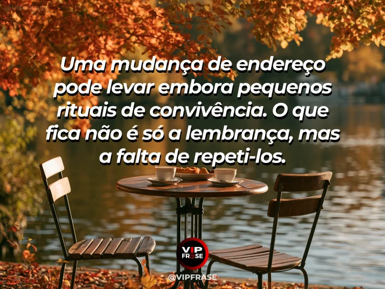 Arte de frase de saudade com varanda florida com duas cadeiras vazias.