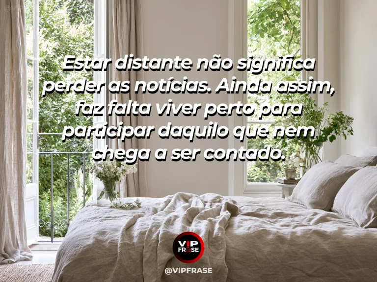 Arte de frase de saudade com terraço com vista para cidade distante e flores.