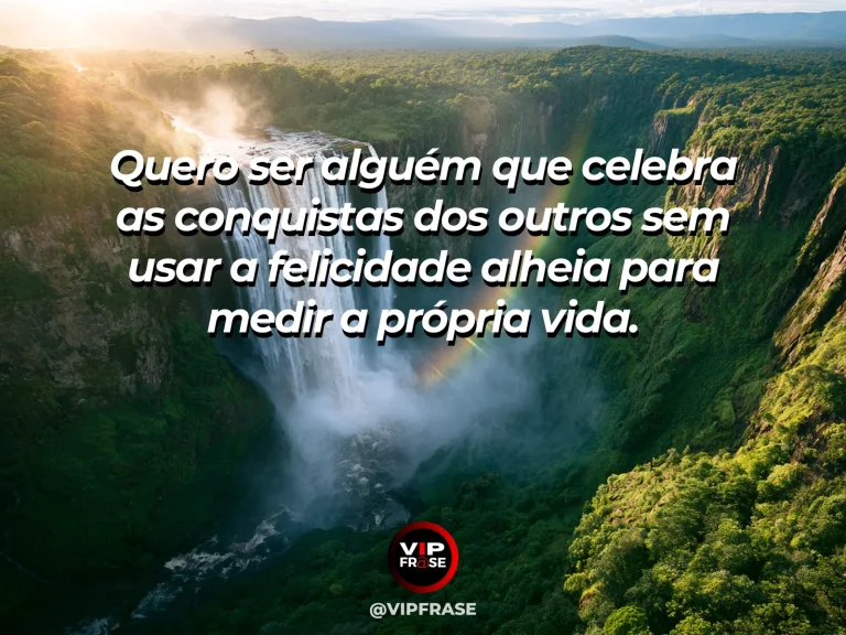Frase para status sobre celebrar a alegria dos outros, com amigos celebrando juntos em jardim colorido sob luz natural.