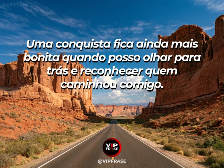 Frase de status sobre gratidão a quem caminhou comigo com amigos chegando juntos a mirante sob luz dourada.