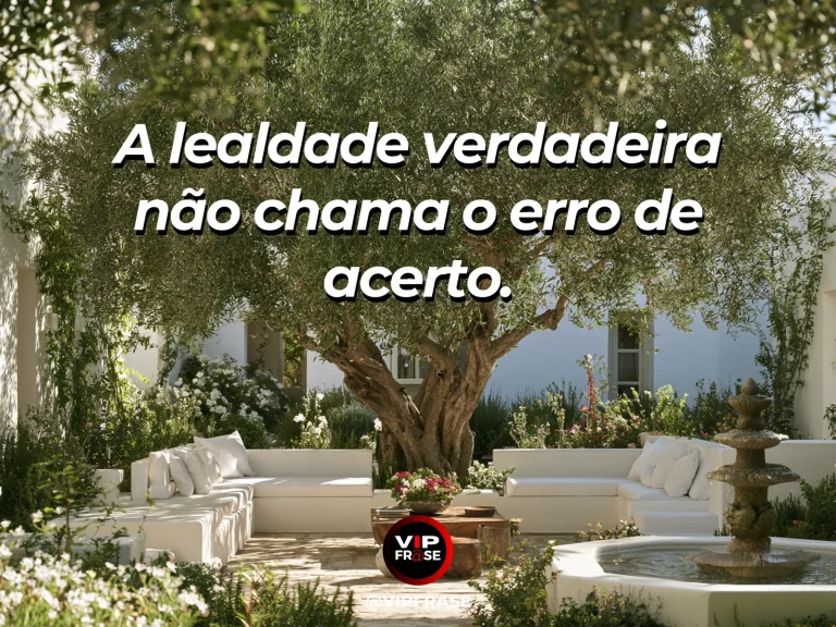 Mensagem de sabedoria sobre lealdade e honestidade, com fileiras de oliveiras com uma estaca corrigindo um ramo.