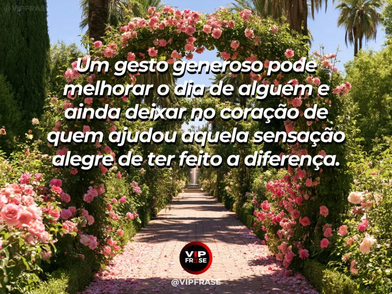 Mensagem de felicidade sobre felicidade que se multiplica, com caminho florido com lanternas.