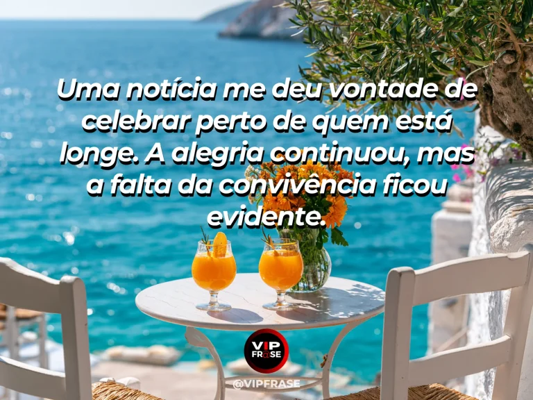 Mensagem de saudade sobre a distância entre duas notícias, com papel de carta e flores sobre mesa clara.