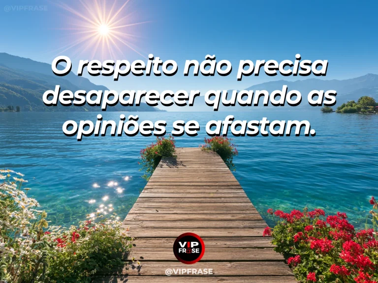 Mensagem sobre guardar a paz na maneira de discordar, com jardim com caminhos paralelos entre canteiros coloridos.