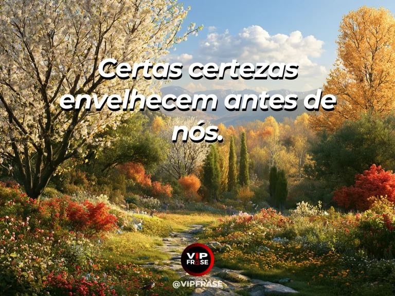 Mensagem sobre a vida, com uma biblioteca acolhedora aberta para um jardim de primavera.