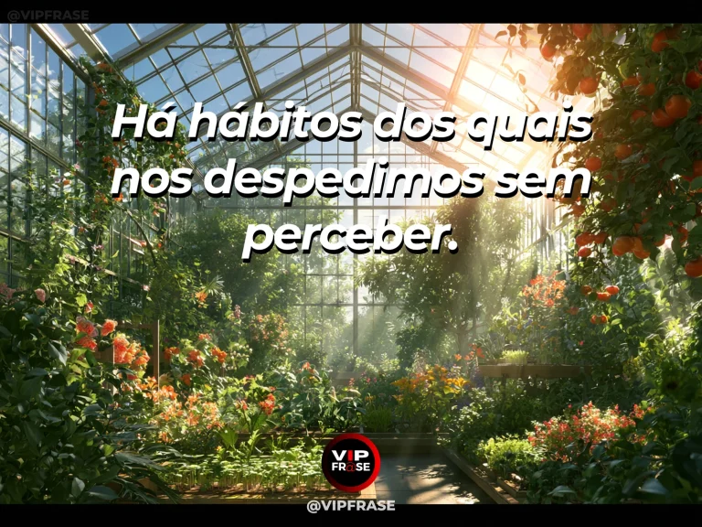 Mensagem sobre a vida, com uma estufa clara com brotos novos e plantas de várias alturas.