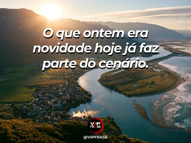 Mensagem sobre a vida, com rua tranquila com portas coloridas e flores nas janelas.